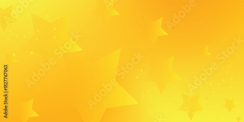 Gradient yellow star background vector design in eps 10