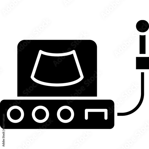 Ultrasound Icon Vector Element