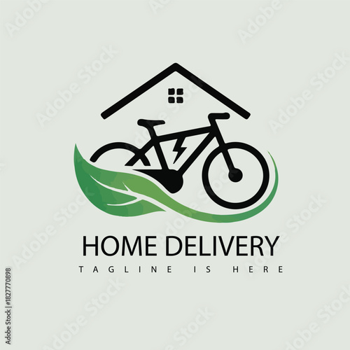 Village home delivery logo design
