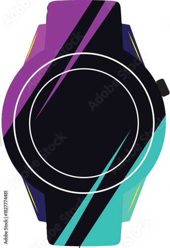 A futuristic vector watch design