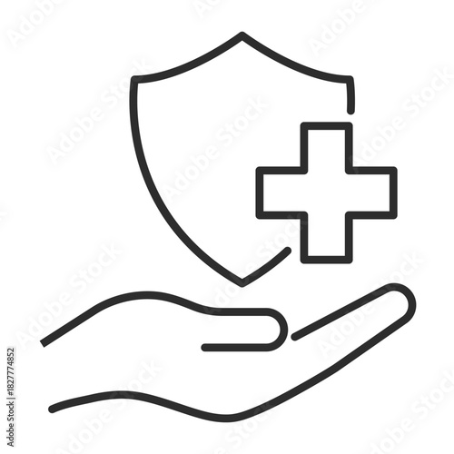 social policy health care web icon