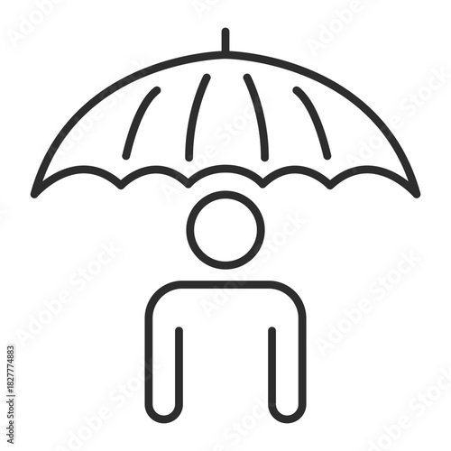 social policy life protect web icon