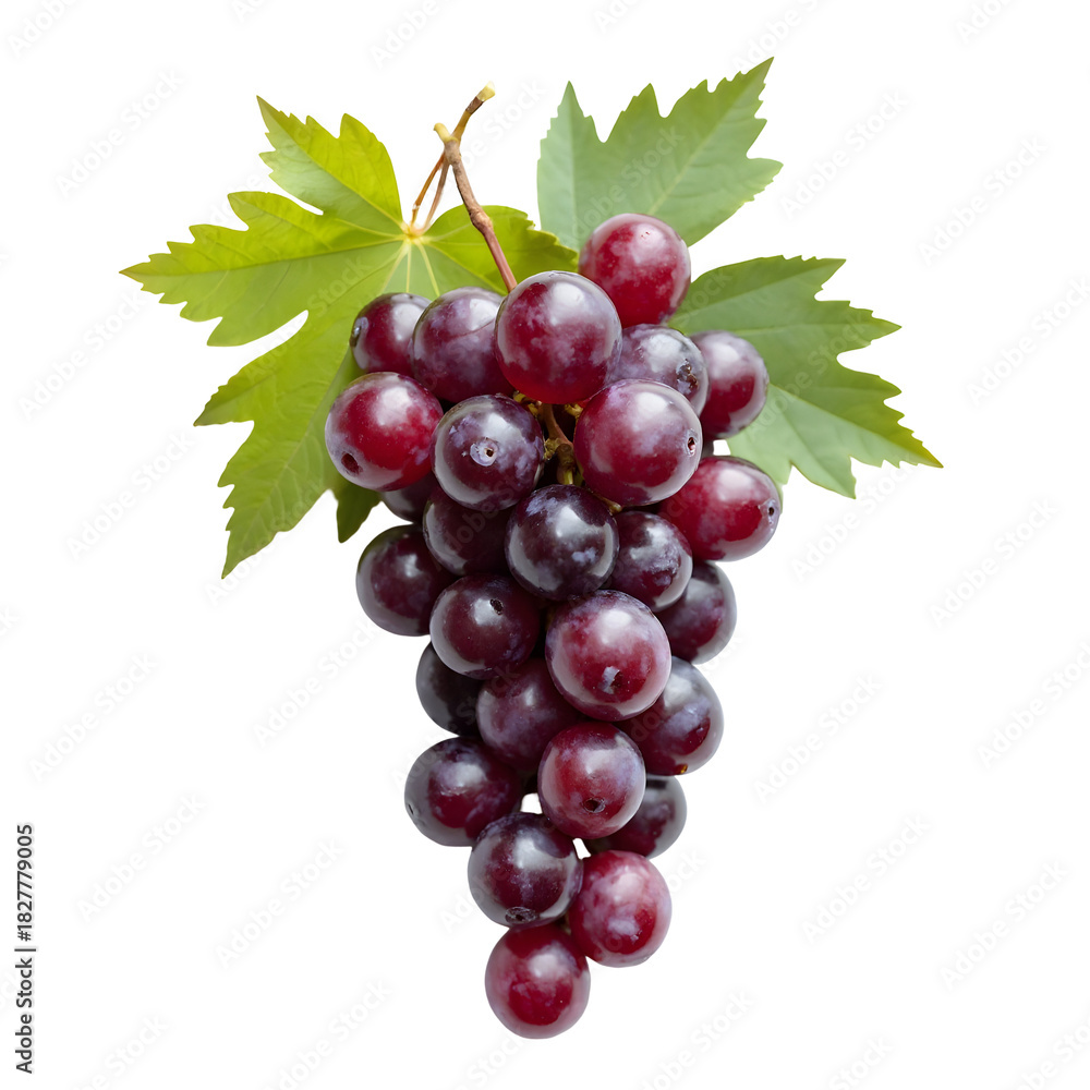 Fototapeta premium Grapes isolated on white