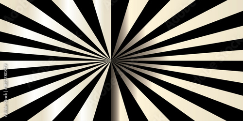 Abstract black and white radiating lines background, perfect for graphic design projects, websites, and presentations. Set against a bold black backdrop. bustling and lively Full of energy.