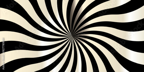 Abstract black and white radiating lines background, perfect for graphic design projects, websites, and presentations. Set against a bold black backdrop. bustling and lively Full of energy.