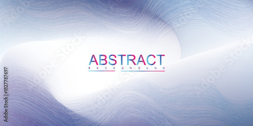 Abstract Background with Wavy Lines and Gradient Color Scheme.