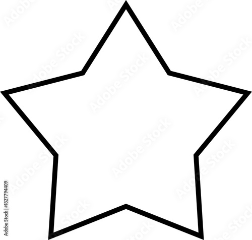 Line Star Shape