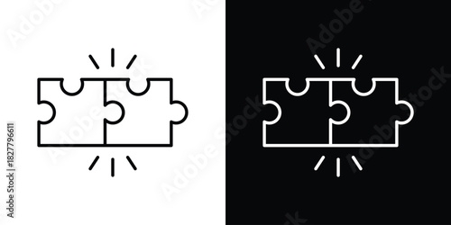 Compatibility icons set with editable black and white stroke line style for ui designs