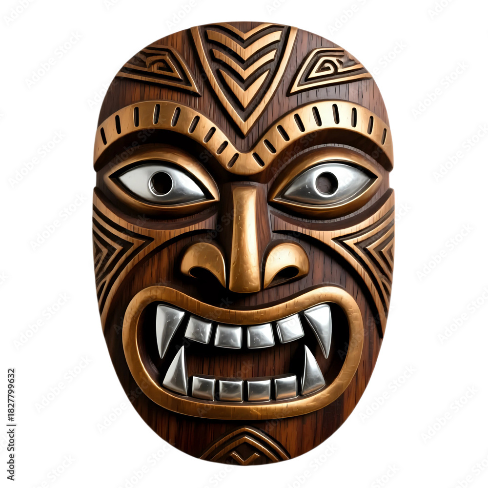 Naklejka premium Tribal Face mask I Wall Decor 
