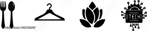 Lifestyle and Technology Core Symbols