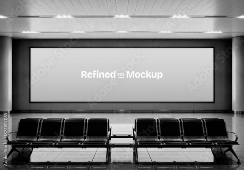 Airport Screen Mockup