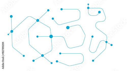 Abstract vector texture with dots and lines technology futuristic communication high tech concept background