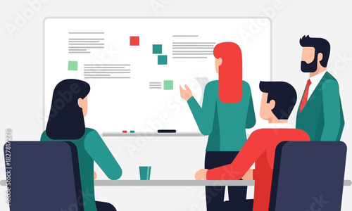 Team Collaboration and Strategy Planning Session.