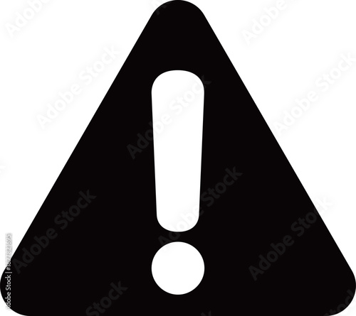 注意のアイコン　モノトーン