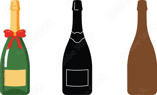 Celebrate with festive champagne bottle collection