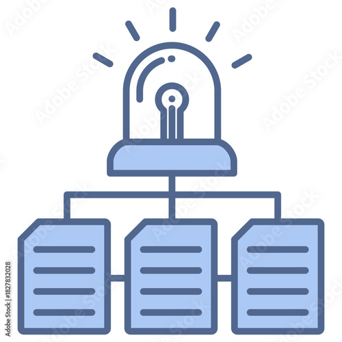 Incident Management Blue Icon