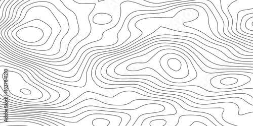 Topographic map patterns, topography line map. Vintage outdoors style. World map Template. Stock vector. Vector geographic contour map.