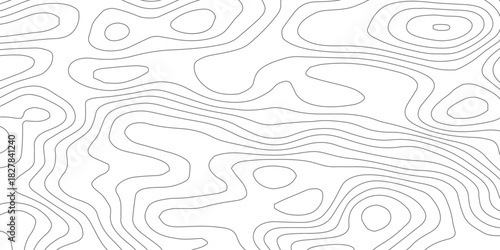 White wave paper curved reliefs abstract background, Topographic map patterns, topography line map. Vintage outdoors style. World map Template. Stock vector.