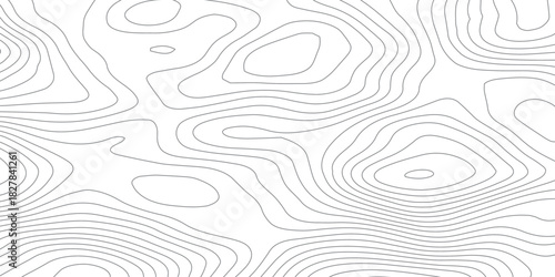 Background of the topographic map. Topographic map patterns, topography line map. Vintage outdoors style.