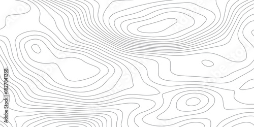 Background of the topographic map. Topographic map patterns, topography line map. Vintage outdoors style.