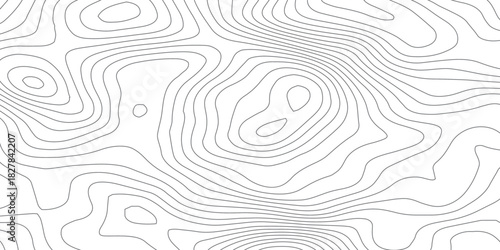 Abstract topographic contours map background, Topography map background. Topographic map patterns, topography line map. Vintage outdoors style.