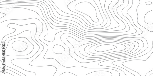 Abstract topographic contours map background, Topography map background. Topographic map patterns, topography line map. Vintage outdoors style.