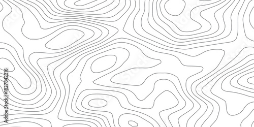 Topographic map patterns, topography line map. Vintage outdoors style, Topography map background. Vector geographic contour map.