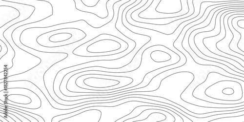 Topographic map patterns, topography line map. Vintage outdoors style. World map Template. Stock vector. Vector geographic contour map.