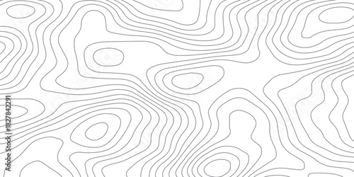 White wave paper curved reliefs abstract background, Topographic map patterns, topography line map. Vintage outdoors style. World map Template. Stock vector.