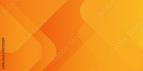 Abstract orange and yellow geometric background. Modern concept for graphic design, background, web design, poster, banner, book, slideshow. Vector illustration