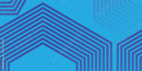 Vibrant Cyan and Neon Blue Geometric Lines Background