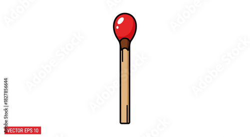 Isolated red matches on a white background concept