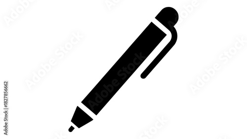 Pen icon illustration for writing, signing, education, office, communication, and creative projects, a versatile tool
