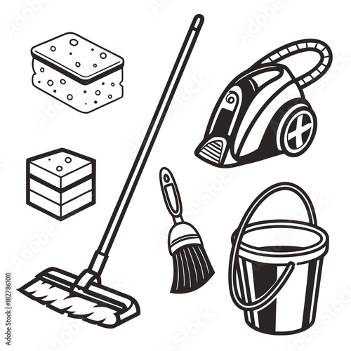 Cleaning tools and equipment for home