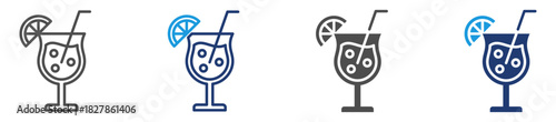 drinks icon sheet multiple style