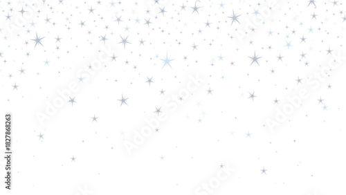 Motif d’étoiles givré dans une palette hivernale douce. Illustration vectorielle minimaliste pour fonds, décorations festives, invitations, planners et designs d’hiver élégants. Style scandinave