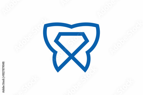 Diamond Butterfly Logo 