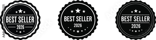 Best seller 2026 badge label set