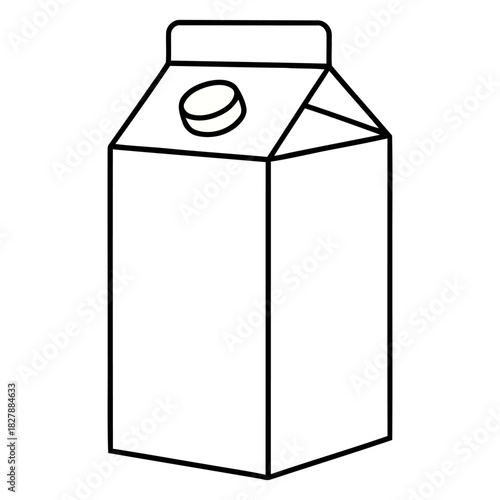 Vector Icon Milk or Juice Carton Boxes in Different Styles and Fill Levels, Representing Dairy Products, Beverage Packaging, Food Supply, and Grocery Shopping Concepts.