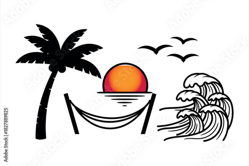 Sunset Hammock Serenity