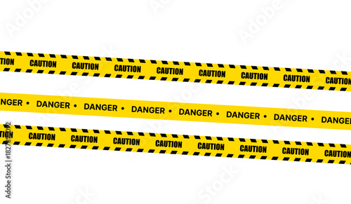 caution tape. police line crime scene