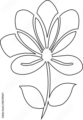 Flower icon. Flowers icon set. Flowers isolated on transparent background. Flowers in modern simple. Cute round flower plant nature collection. a trendy vector of daisy flower.