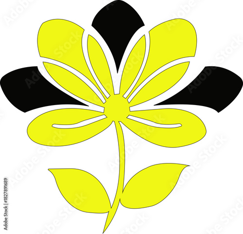 Flower icon. Flowers icon set. Flowers isolated on transparent background. Flowers in modern simple. Cute round flower plant nature collection. a trendy vector of daisy flower.