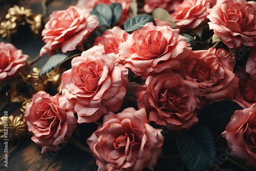 Roses flower petal plant.