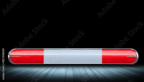 Bold Broadcast Lower Third With Transparent Background