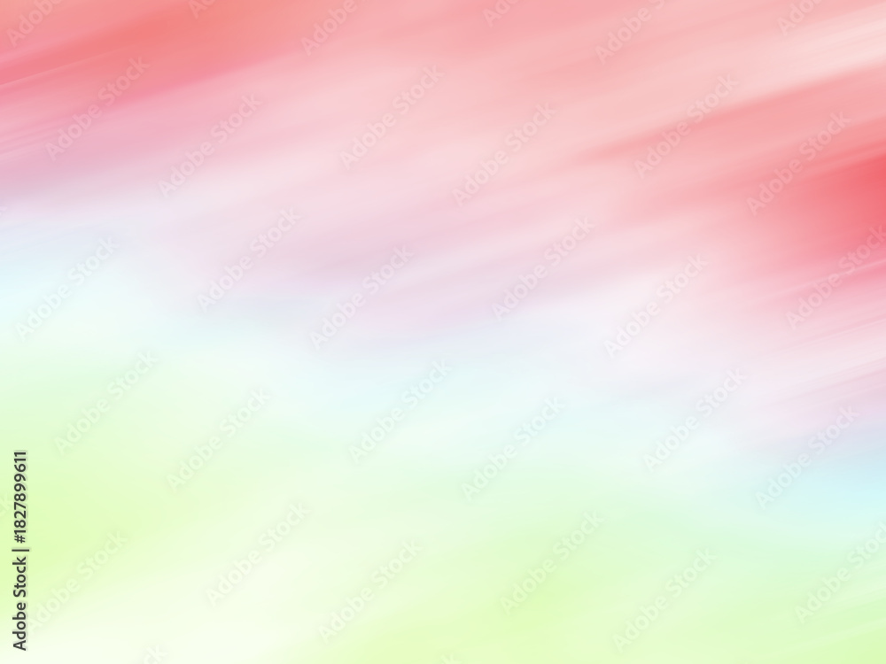 Obraz premium Abstract gradient Blurred colored background. Smooth transitions of iridescent green and red colors. Colorful Rainbow backdrop Smooth Texture Graphic wallpaper
