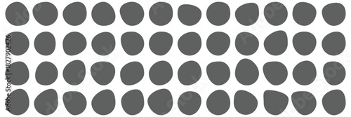 Blob shapes black collection vector design elements isolated. Random blob circles icon set. Isolated on a white background.