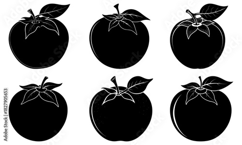 Elegant silhouette of fresh tomatoes, perfect for healthy eating promotions and culinary designs, ideal for adding a touch of organic freshness to your project