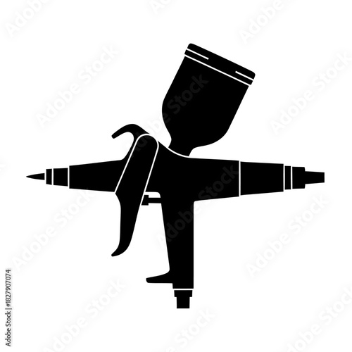 Airbrush tool for painting and artistic applications.