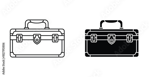 Makeup box icon graphic design. Vector icon illustrations